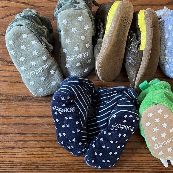 Size 3-6 months Robeez booties. All lightly or barely used. - Picture 6 of 7